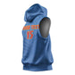 Custom DR Congo Football Sleeveless Hoodie Allez Les Léopards - African Pride