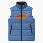 Custom DR Congo Football Sleeveless Puffer Jacket Come On Les Léopards