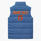 Custom DR Congo Football Sleeveless Puffer Jacket Come On Les Léopards