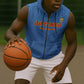 Custom DR Congo Football Sleeveless Zip Hoodie Allez Les Léopards - African Pride