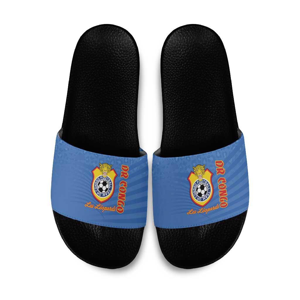 DR Congo Football Slide Sandals Come On Les Léopards