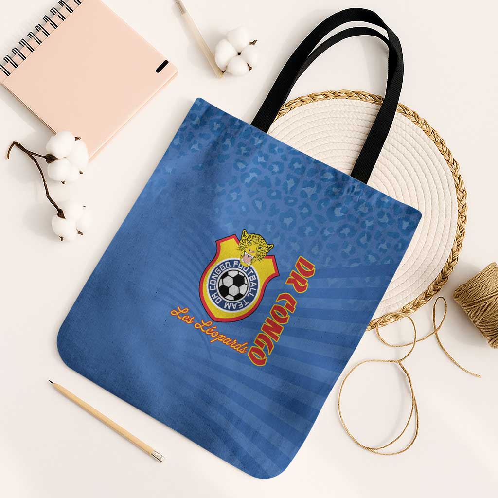 DR Congo Football Tote Bag Come On Les Léopards