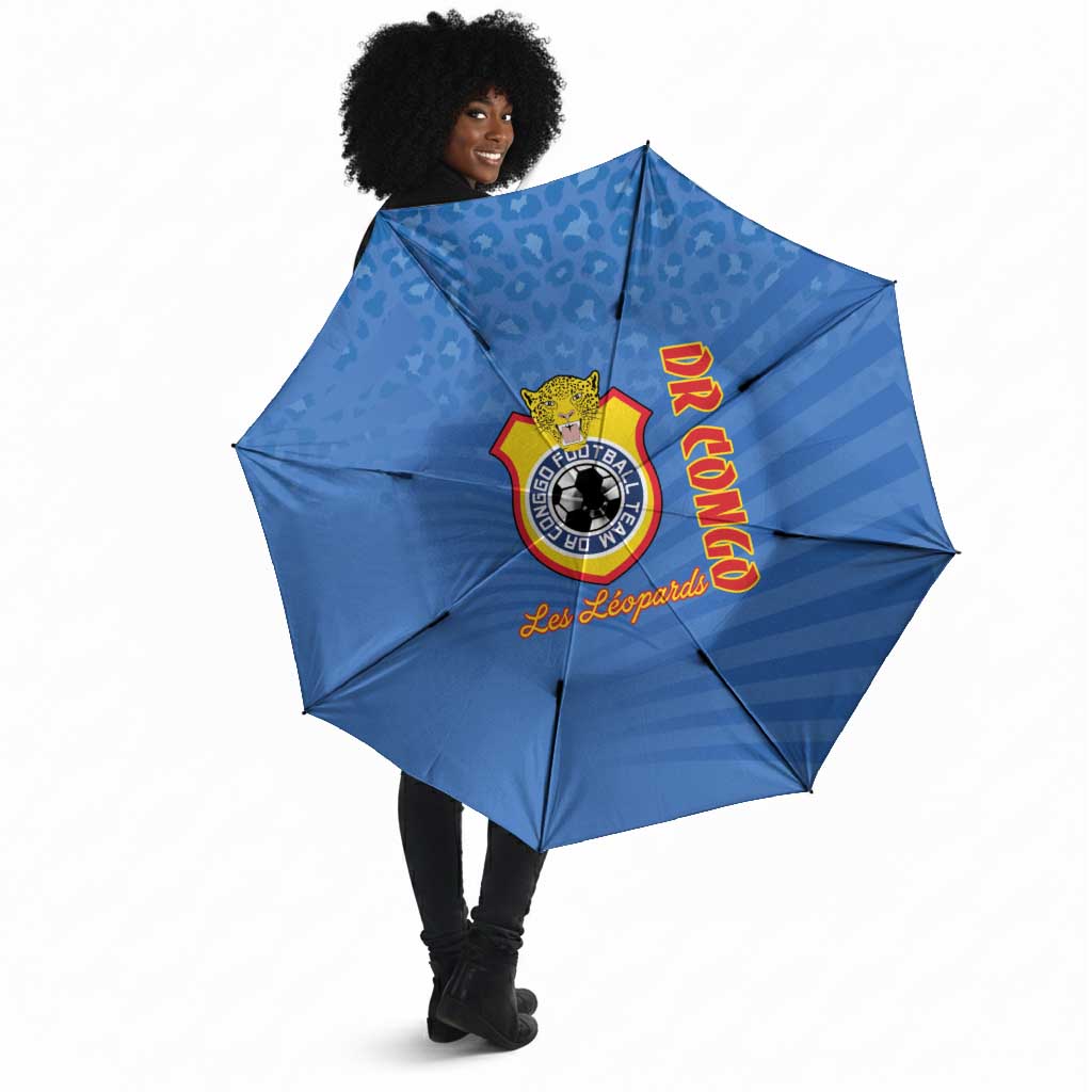 DR Congo Football Umbrella Come On Les Léopards