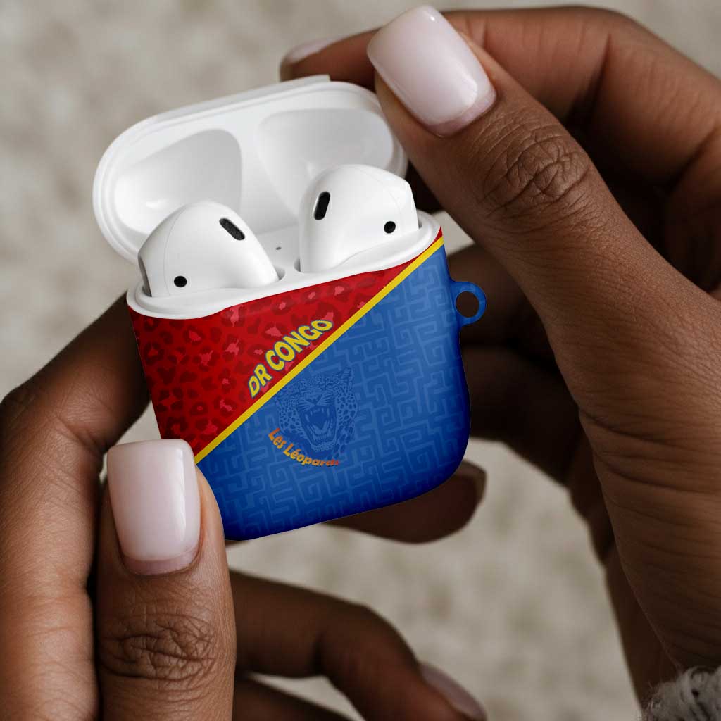 DR Congo Football AirPods Case Allez Les Léopards
