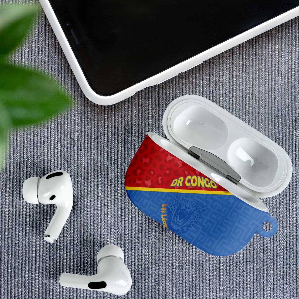 DR Congo Football AirPods Case Allez Les Léopards