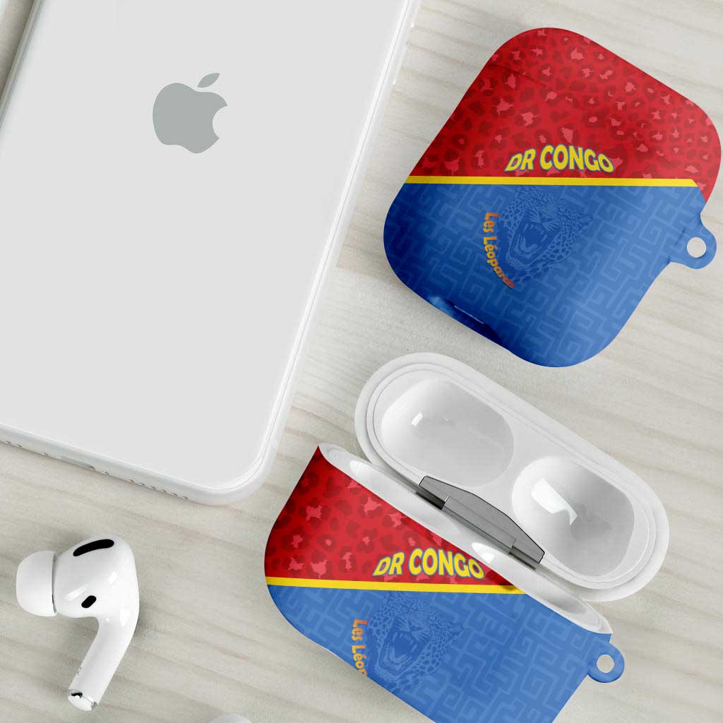DR Congo Football AirPods Case Allez Les Léopards