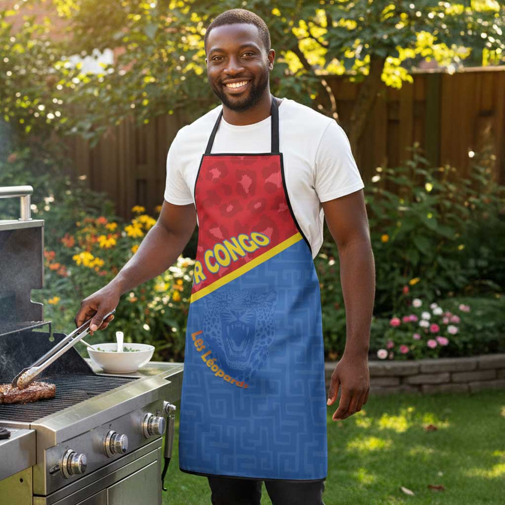 DR Congo Football Apron Allez Les Léopards