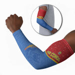 Custom DR Congo Football Arm Sleeves Allez Les Léopards