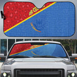 DR Congo Football Auto Sun Shade Allez Les Léopards