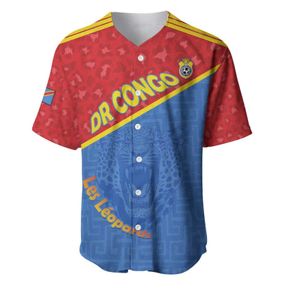 Custom DR Congo Football Baseball Jersey Go Champions - African Pride