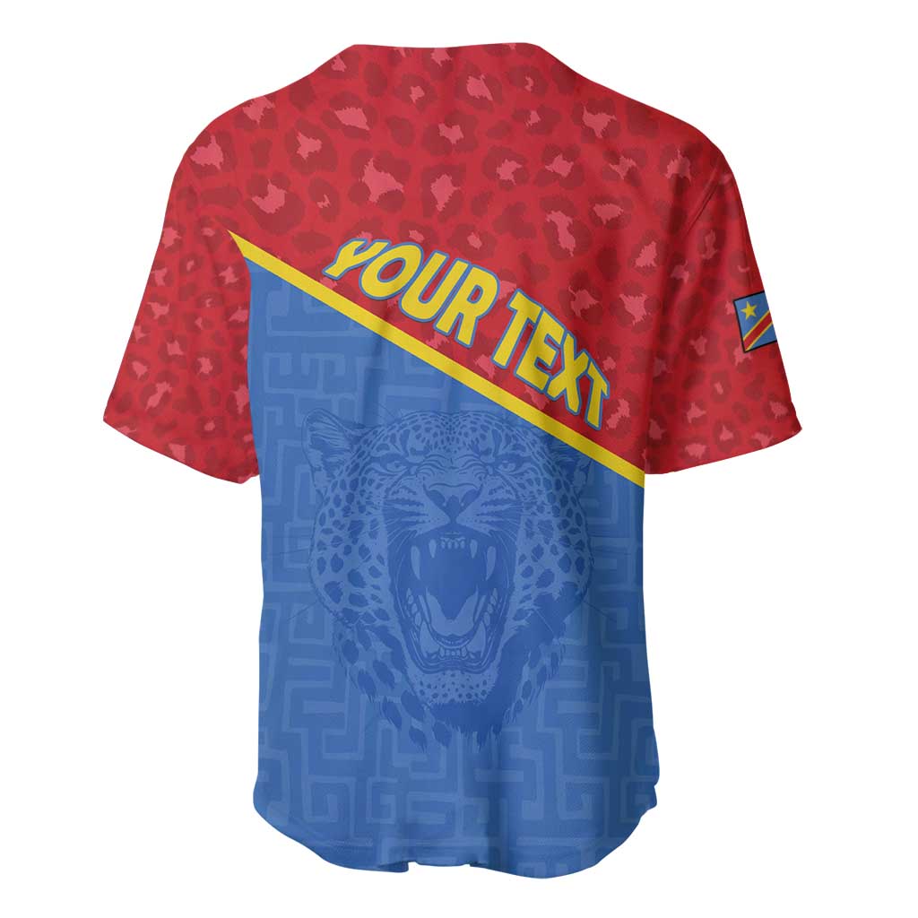 Custom DR Congo Football Baseball Jersey Go Champions - African Pride