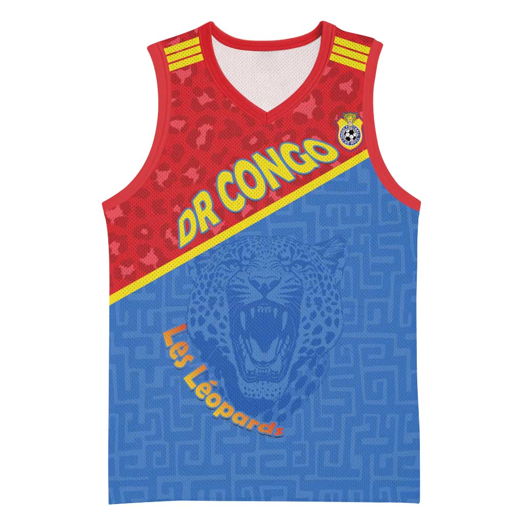 Custom DR Congo Football Basketball Jersey Go Champions LT15
