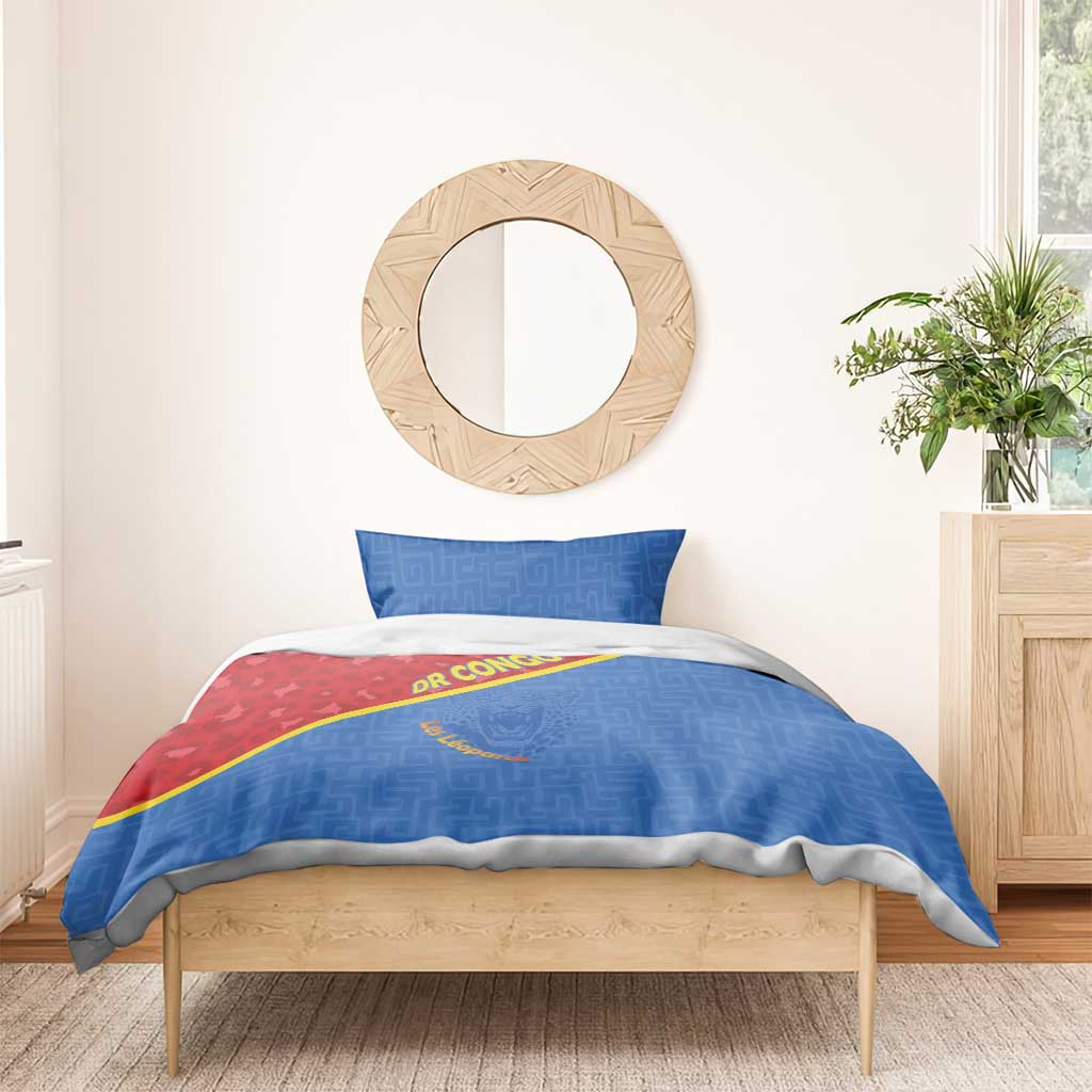 DR Congo Football Bedding Set Go Champions - African Pride
