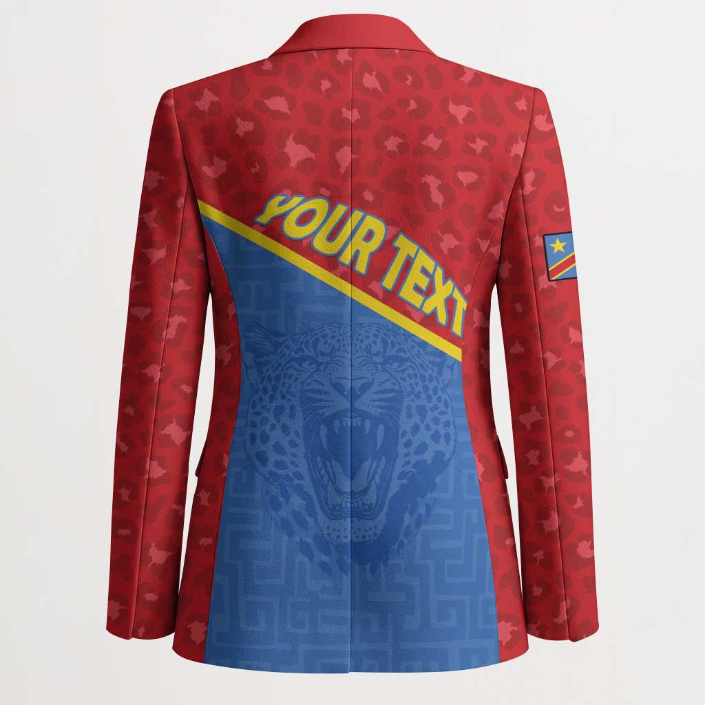 Custom DR Congo Football Blazer Allez Les Léopards
