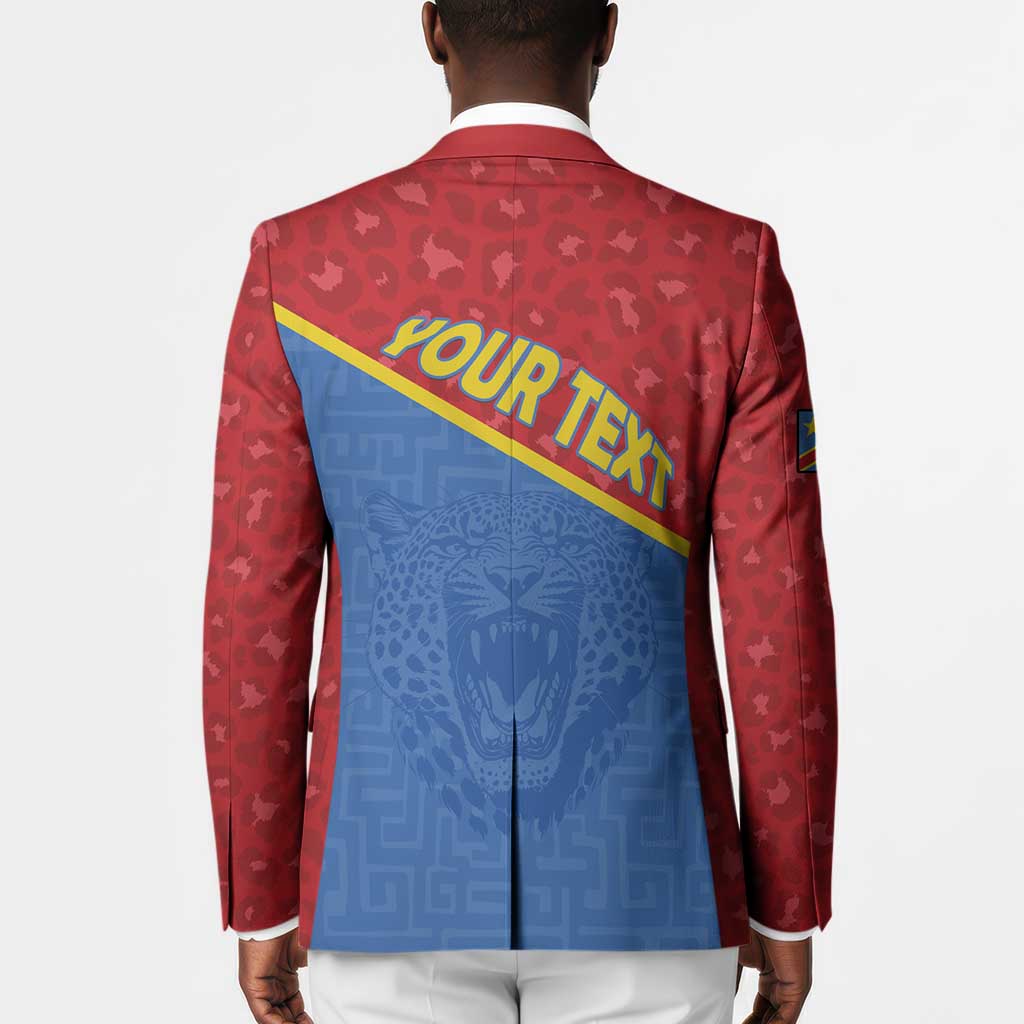 Custom DR Congo Football Blazer Allez Les Léopards