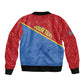 Custom DR Congo Football Bomber Jacket Go Champions - African Pride