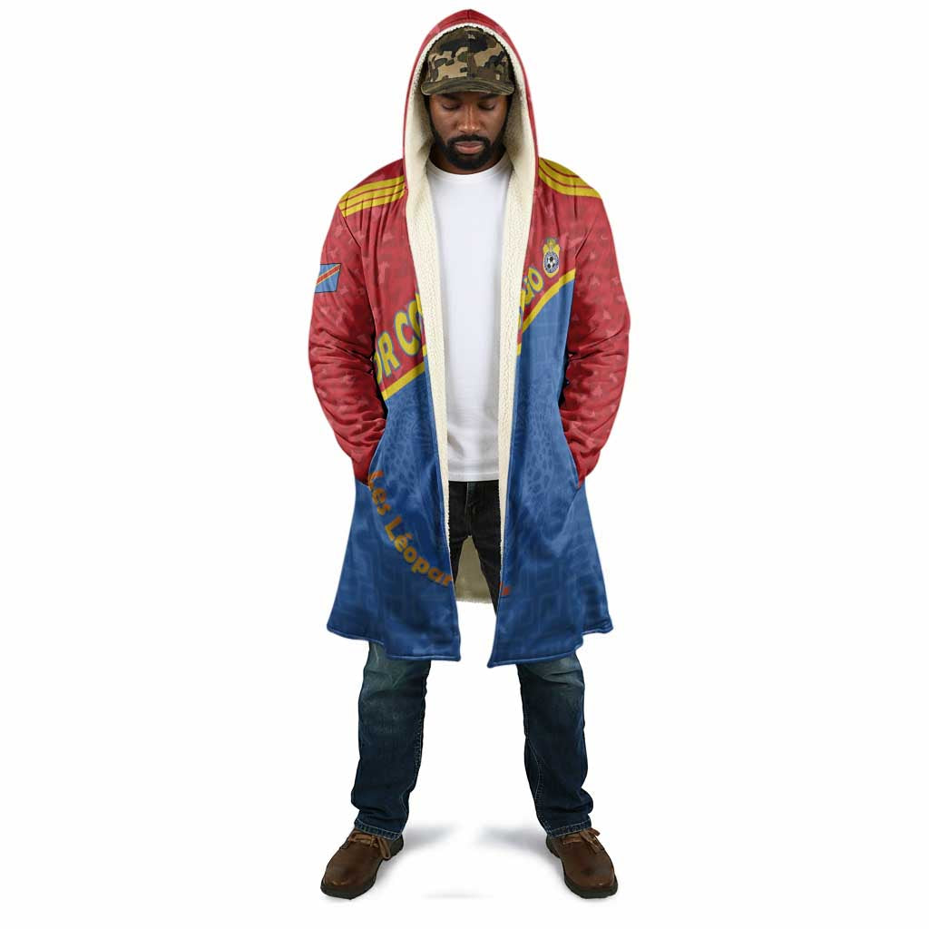 Custom DR Congo Football Cloak Allez Les Léopards