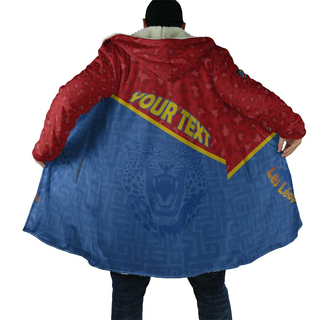 Custom DR Congo Football Cloak Allez Les Léopards