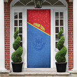 Custom DR Congo Football Door Cover Allez Les Léopards