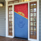 Custom DR Congo Football Door Cover Allez Les Léopards