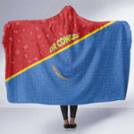 DR Congo Football Hooded Blanket Go Champions - African Pride