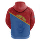 Custom DR Congo Football Hoodie Go Champions - African Pride