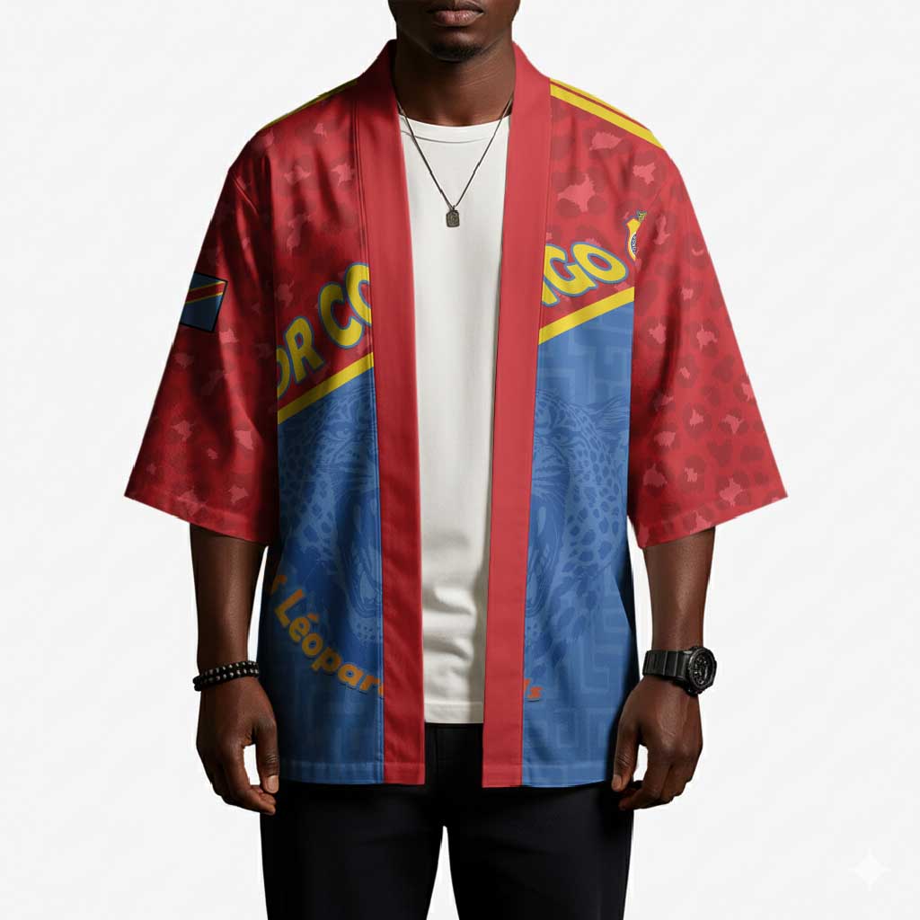 Custom DR Congo Football Kimono Allez Les Léopards