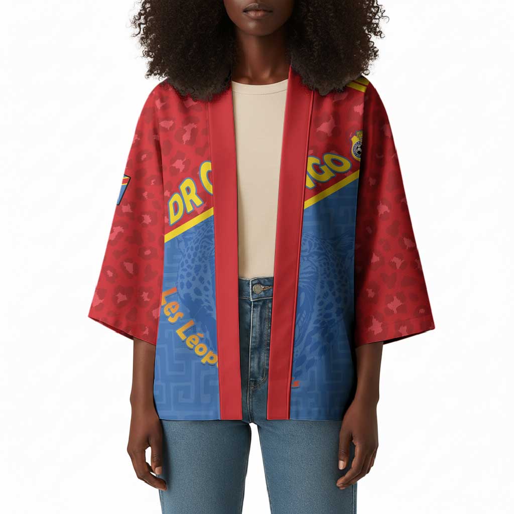 Custom DR Congo Football Kimono Allez Les Léopards