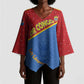 Custom DR Congo Football Kimono Sleeve Blouse Allez Les Léopards