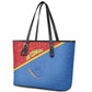 DR Congo Football Leather Tote Bag Go Champions - African Pride