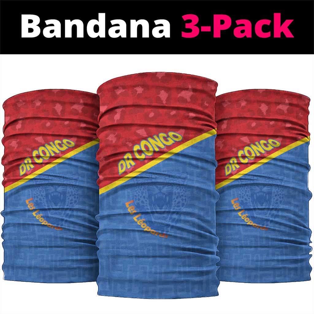 DR Congo Football Neck Gaiter Go Champions - African Pride