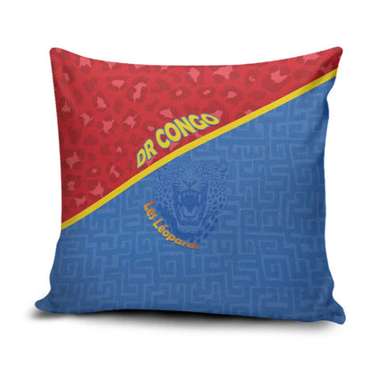 DR Congo Football Pillow Cover Allez Les Léopards