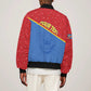 Custom DR Congo Football Sleeve Zip Bomber Jacket Go Champions - African Pride