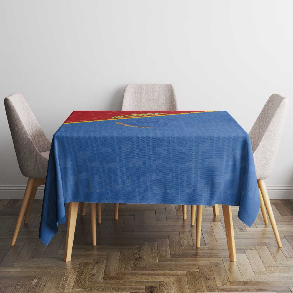 DR Congo Football Tablecloth Go Champions - African Pride