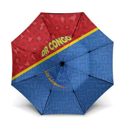 DR Congo Football Umbrella Allez Les Léopards