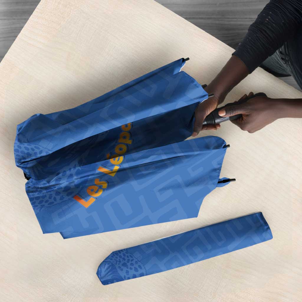 DR Congo Football Umbrella Allez Les Léopards