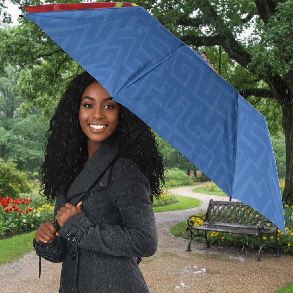 DR Congo Football Umbrella Allez Les Léopards