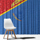 DR Congo Football Window Curtain Go Champions - African Pride