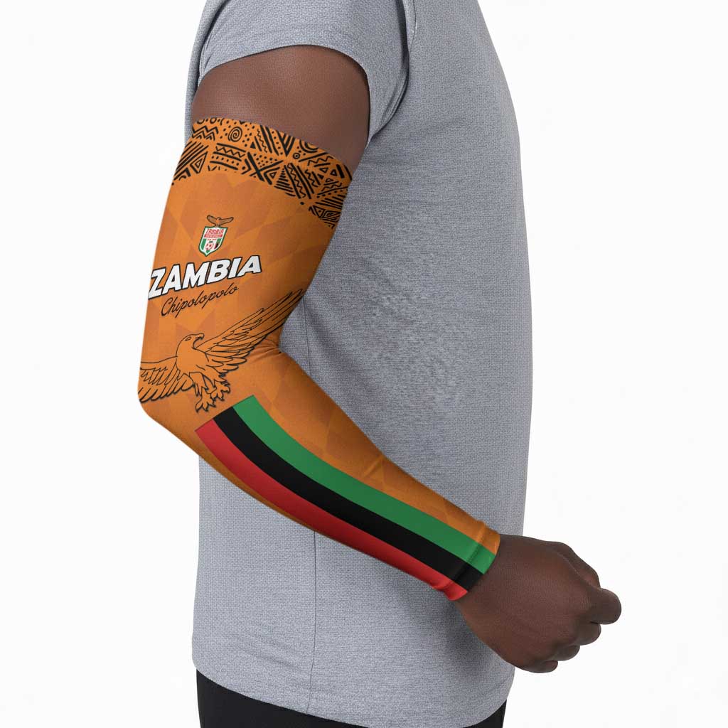 Custom Zambia Football Arm Sleeves Go Chipolopolo Go