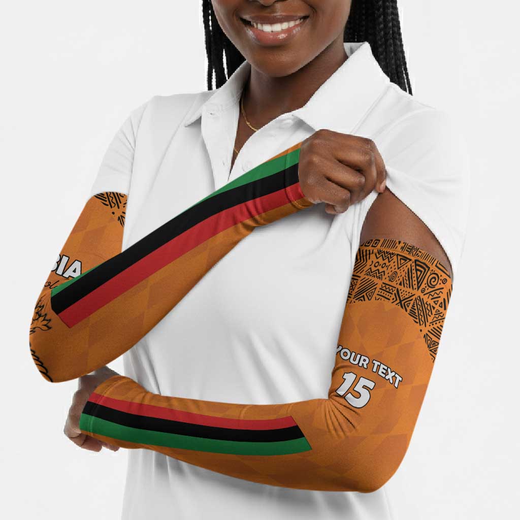 Custom Zambia Football Arm Sleeves Go Chipolopolo Go