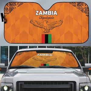 Zambia Football Auto Sun Shade Go Chipolopolo Go