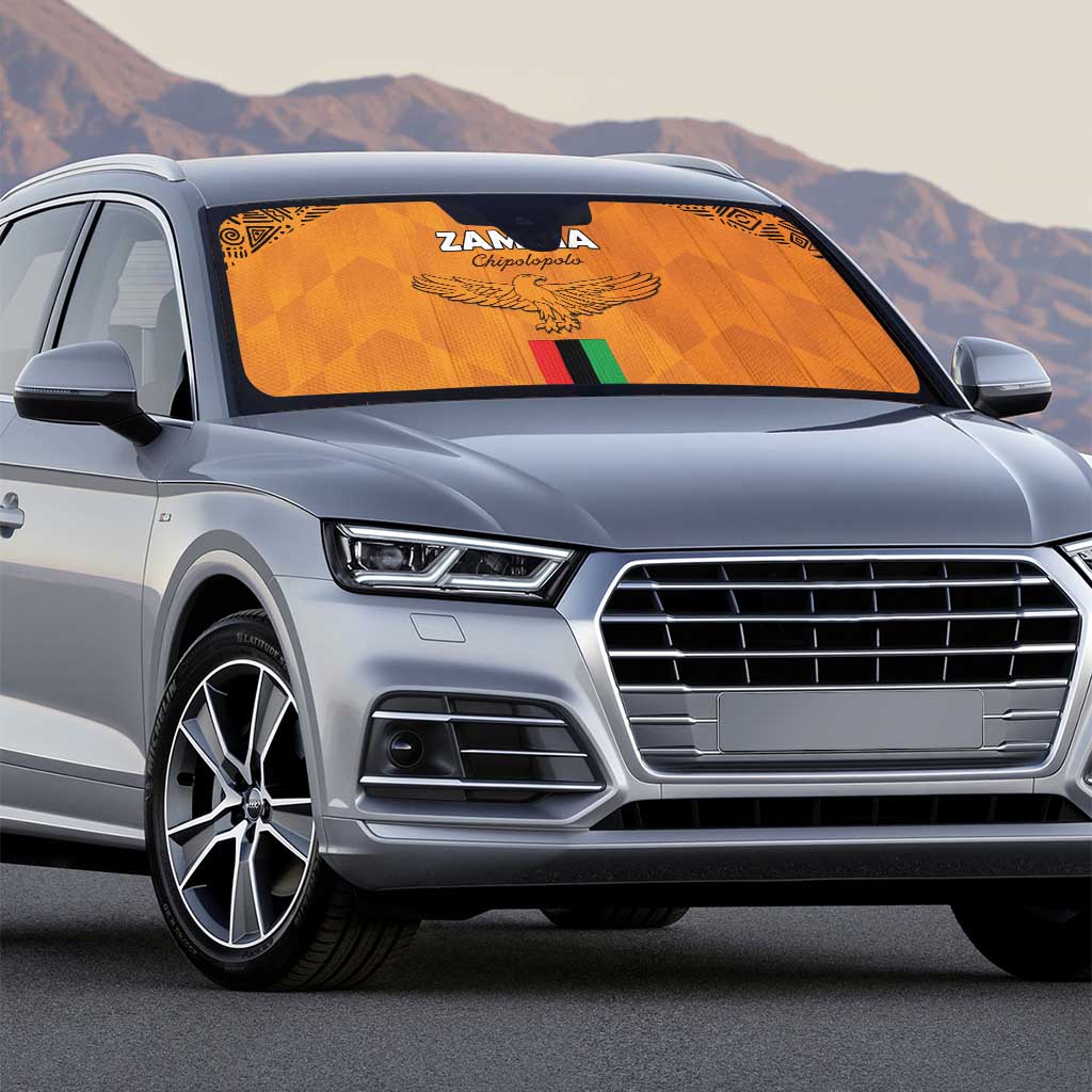 Zambia Football Auto Sun Shade Go Chipolopolo Go