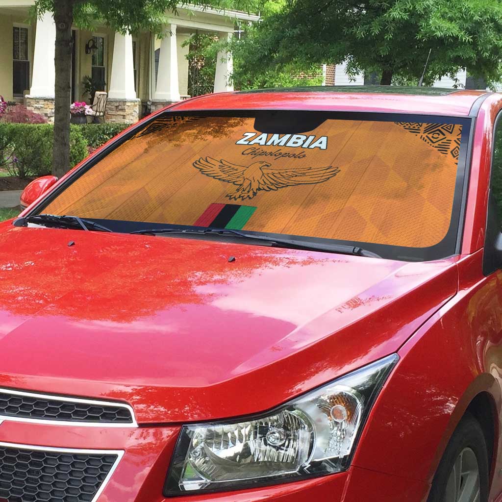 Zambia Football Auto Sun Shade Go Chipolopolo Go