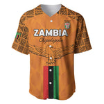 Custom Zambia Football Baseball Jersey Come On Chipolopolo - African Pride