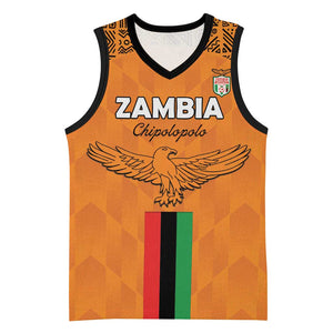 Custom Zambia Football Basketball Jersey Come On Chipolopolo LT15