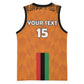 Custom Zambia Football Basketball Jersey Come On Chipolopolo LT15