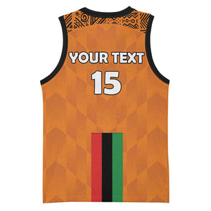 Custom Zambia Football Basketball Jersey Come On Chipolopolo LT15