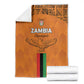 Zambia Football Blanket Come On Chipolopolo - African Pride
