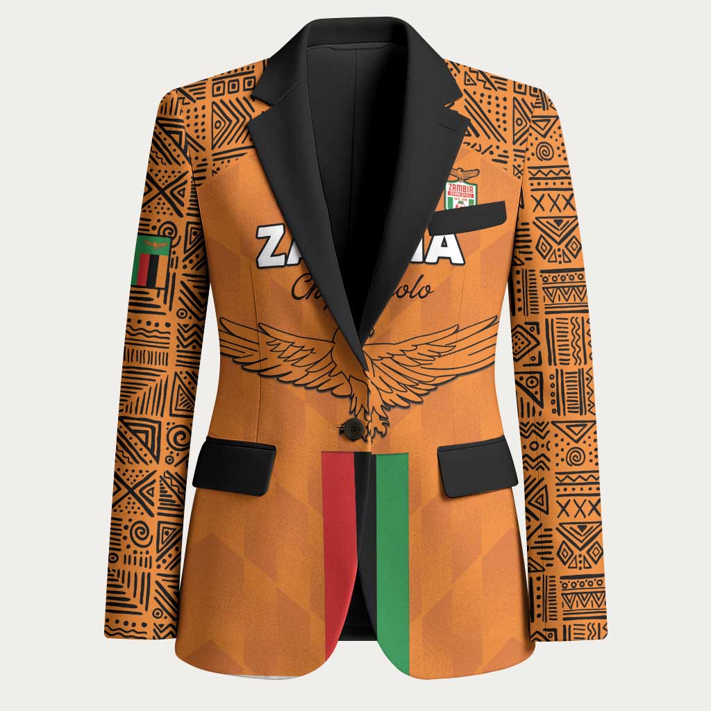 Custom Zambia Football Blazer Go Chipolopolo Go