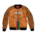 Custom Zambia Football Bomber Jacket Come On Chipolopolo - African Pride
